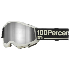 100% Accuri 2 Extra MTB Moto Brille Glow Gläser rot blau verspiegelt