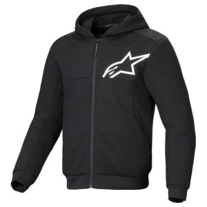 Alpinestars Chrome V2 Hoodie schwarz weiß Gr. L