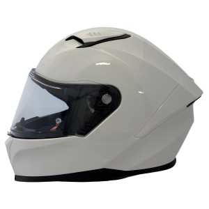 Apex FI100 JNR Kinder-Integralhelm Solid weiß Gr. L 55/56