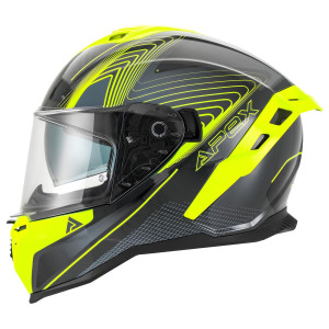Apex FI200 Integralhelm Madrid grau gelb Gr. M 57/58