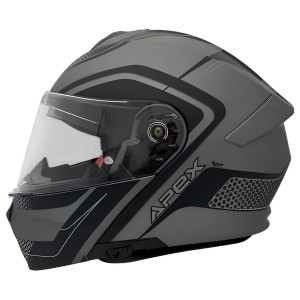 Apex MI100 Klapphelm Porto schwarz grau Gr. L 59/60