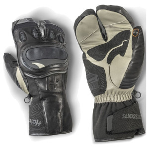 Halvarssons DUVED Motorradhandschuhe schwarz grau Gr. 8