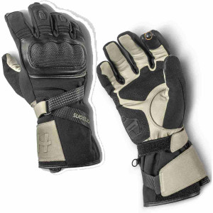 Halvarssons Thiola Handschuhe schwarz grau Gr. 8