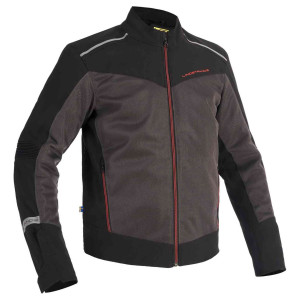 Lindstrands Delsbo Motorradjacke schwarz grau Gr. 54