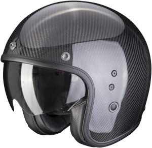 Scorpion Belfast Evo Carbon Solid Carbon Glänzend Gr. M 57/58