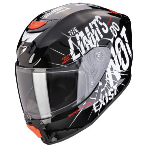 Scorpion EXO-JNR Kinder-Motorradhelm BOUM schwarz-weiß Gr. S 48/49