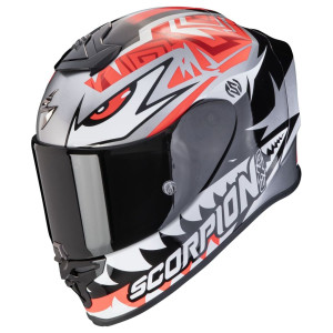 Scorpion Exo-R1 Evo Air REPLICA Zaccone silber-schwarz-rot Gr. XL 61/62