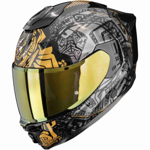 Scorpion EXO-1500 Air Apus schwarz grau gold Gr. L 59/60