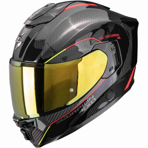 Scorpion EXO-1500 Carbon Air Mundi schwarz rot gelb Gr. M 57/58