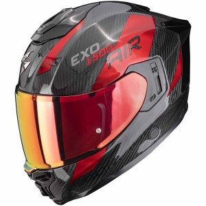 Scorpion EXO-1500 Carbon Air Platted schwarz rot Gr. L 59/60