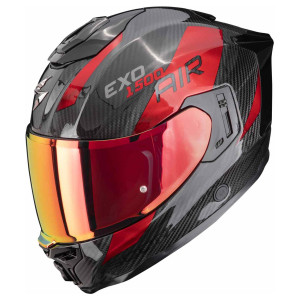 Scorpion EXO-1500 Carbon Air Platted schwarz rot Gr. L 59/60