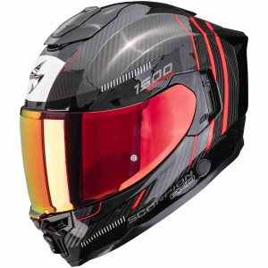 Scorpion EXO-1500 Carbon Air Zity schwarz rot Gr. M 57/58