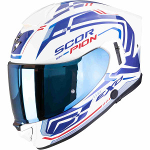 Scorpion EXO-530 Air Slope weiß blau rot Gr. M 57/58