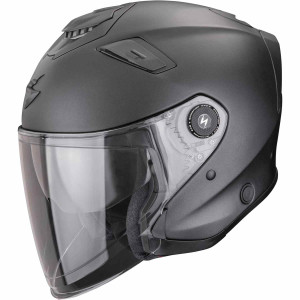 Scorpion EXO-GT Jet Solid schwarz matt perlmutt Gr. L 59/60