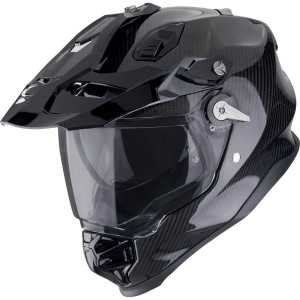 Scorpion ADF-9000 Carbon Air Helm Solid schwarz glänzend L 58/59
