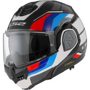 LS2 FF906 Advant Sport glossy schwarz blau rot Gr. S 55/56