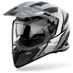 Airoh Bandit Spicy grau schwarz weiß Gr. L 59/60