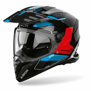 Airoh Bandit Tune schwarz blau rot Gr. L 59/60
