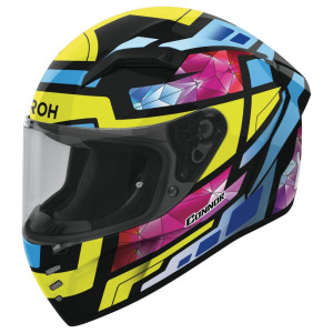 Airoh Connor Stellar gelb blau pink Gr. M 57/58
