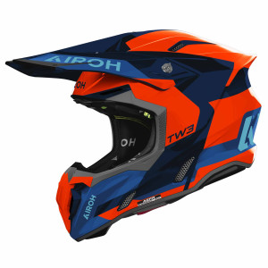 Airoh Twist 3 Fancy orange blau Gr. L 59/60