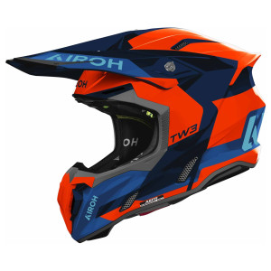 Airoh Twist 3 Fancy orange blau Gr. L 59/60