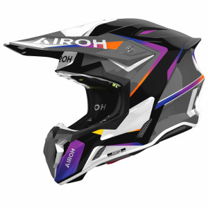 Airoh Twist 3 Hustle schwarz grau blau Gr. S 55/56