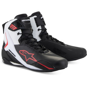 Alpinestars Faster 4 Schuhe schwarz weiß rot Gr. 45,5