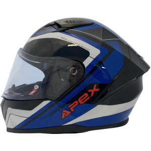 Apex FI100 Integralhelm Valencia blau weiß schwarz Gr. M 57/58