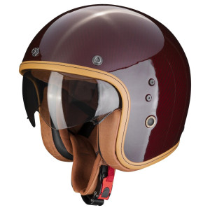 Scorpion Belfast Evo Carbon SOLID Carbon rot Gr. S 55/56