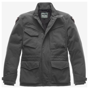 Blauer Ethan Winter Motorradjacke anthrazit Gr. M