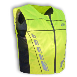 BTR Warnweste Sicherheitsweste Motorrad neon gelb Gr. 6XL/8XL