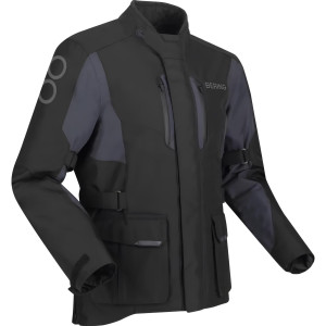 Bering Siberia Motorradjacke schwarz grau Gr. L