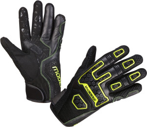Modeka DRACON Motorradhandschuhe schwarz gelb Gr. 11 / XXL