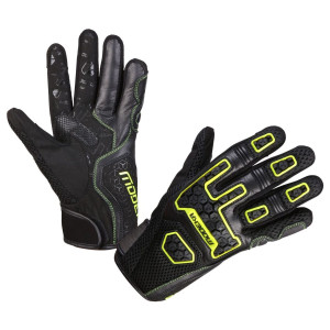 Modeka DRACON Motorradhandschuhe schwarz gelb Gr. 11 / XXL