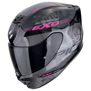 Scorpion Exo-391 AVA Schwarz Silber Rosa Gr. S 55/56