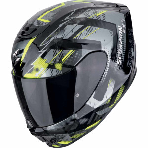 Scorpion Exo-391 CLUTTER Schwarz Neon Gelb Gr. M 57/58
