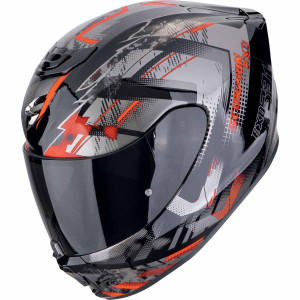 Scorpion Exo-391 CLUTTER Schwarz Rot Gr. L 59/60