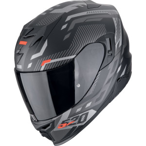 Scorpion Exo-520 Evo Air RANKA Matt Schwarz Silber Rot Gr. M 57/58