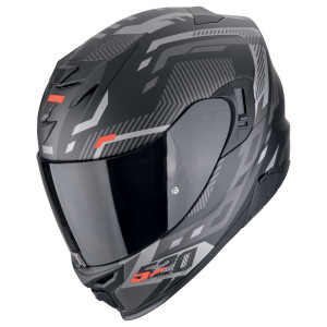 Scorpion Exo-520 Evo Air RANKA Matt Schwarz Silber Rot Gr. M 57/58