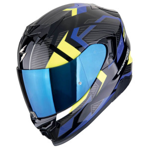 Scorpion Exo-520 Evo Air SENSUS Schwarz Blau Neon Gelb Gr. XL 61/62