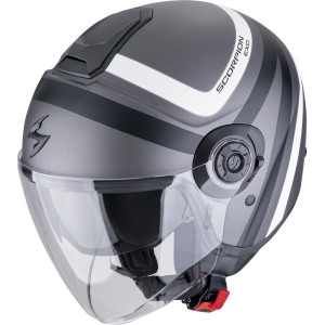 Scorpion EXO-CITY II 2 RIVA Silber Matt Weiss Gr. M 57/58