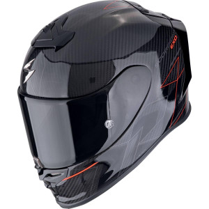 Scorpion Exo-R1 Evo Carbon Air CYNERGY Schwarz Rot Gr. L 59/60
