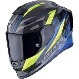 Scorpion Exo-R1 Evo Carbon Air RUNNER Schwarz Blau Neon Gelb Gr. L 59/60