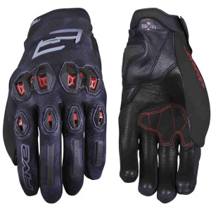 Five Stunt Evo2 Handschuhe camo schwarz rot Gr. M / 9