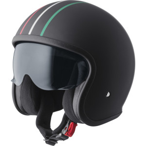 GMS Ride Jethelm Italy schwarz rot weiß grün Gr. M 57/58