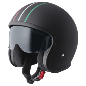 GMS Ride Jethelm Italy schwarz rot weiß grün Gr. M 57/58