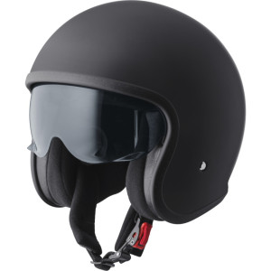 GMS Ride Jethelm schwarz matt Gr. M 57/58