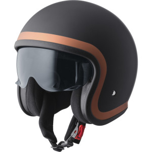 GMS Ride Jethelm schwarz matt bronze Gr. XL 61/62