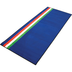 Biker Outfit Motorradteppich Italian Flag Werkstatt Garagenmatte