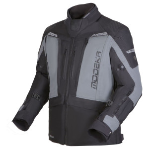 Modeka HYDRON Motorradjacke schwarz grau Gr. L